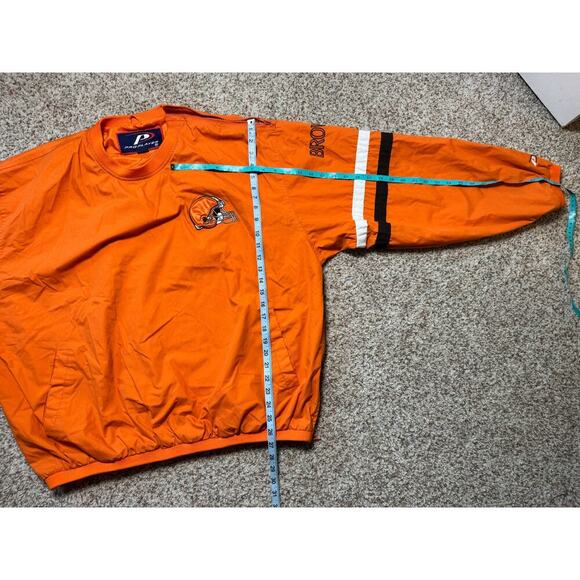 VINTAGE 90's NFL Football Pro Player XXL CLEVELAND BROWNS Windbreaker Jacket - Picture 7 of 16